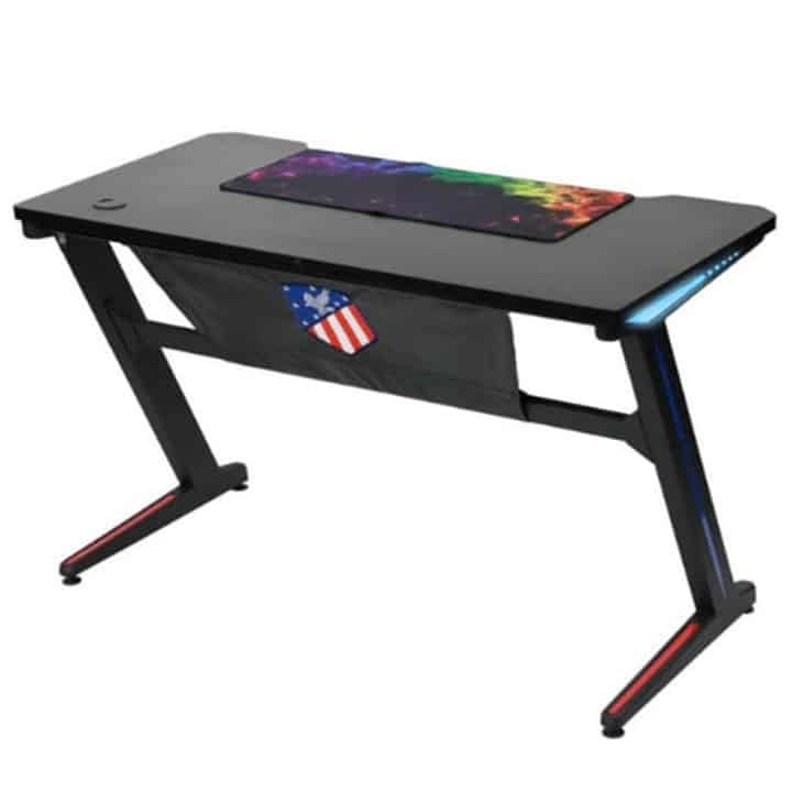 Kinsal Z-Shaped Gaming Desk
