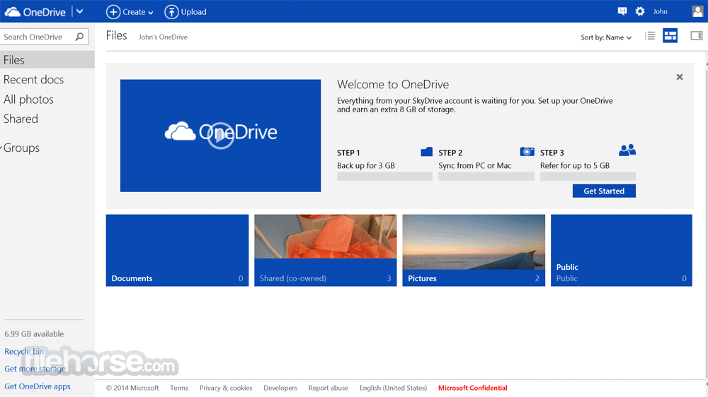 onedrive cloud storage free download