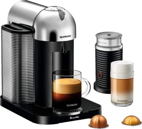 Nespresso Vertuo Chrome By Breville With A