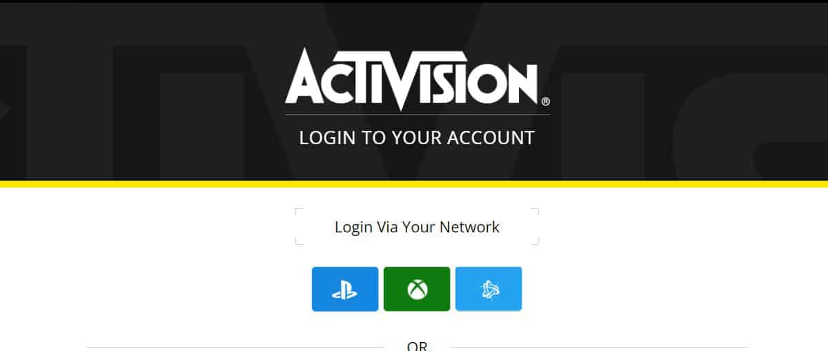 How to make an Activision account 