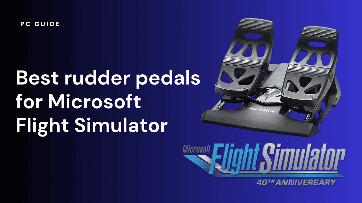Flight Sim Rudder Pedals Explained (Best Rudder Pedals) - Built by Az