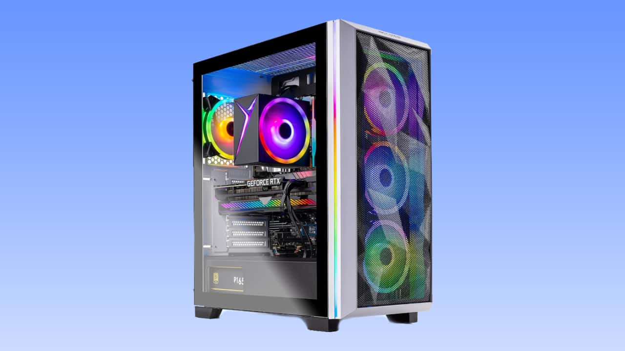Skytech Chronos Gaming PC Desktop – Intel Core i5 12600K 3.7 GHz, RTX 3070,  1TB NVME SSD, 32G DDR5 RGB, 650W Gold PSU, AC Wi-Fi, Windows 10 Home 64-bit  