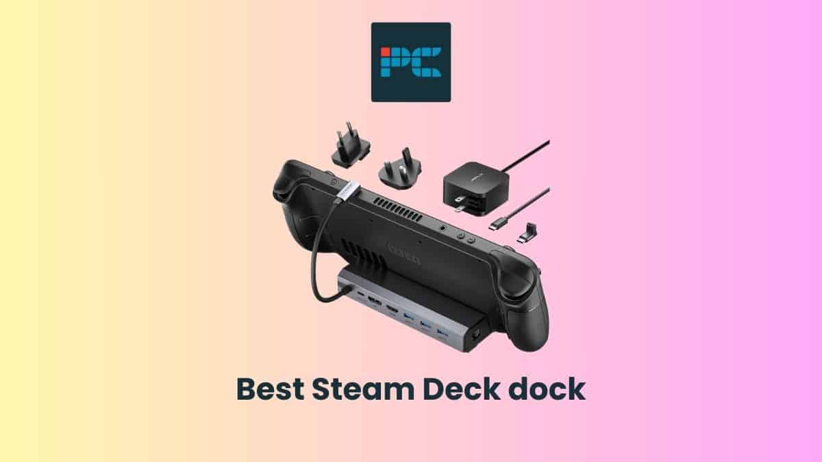 ivoler 5-in-1 Steam Deck Dock Stand, USB-C Hub with HDMI 2.0 4K@60Hz