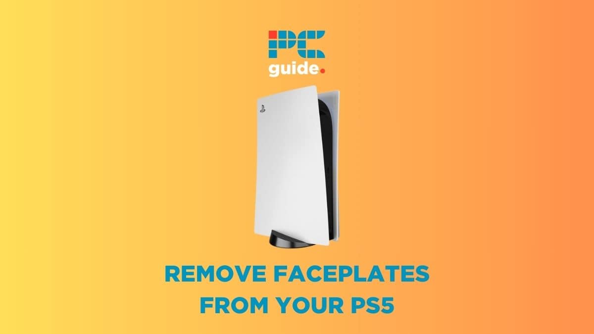 How to change PS5 faceplates - a simple guide