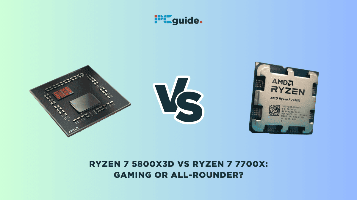 RYZEN 7 7700 vs RYZEN 7 5800X3D vs RYZEN 7 7700X // PC GAMES BENCHMARK TEST