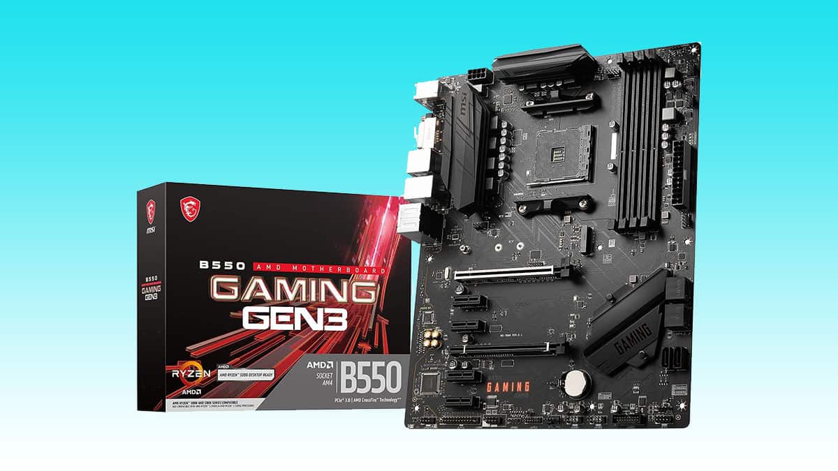 MSI B550 Gaming GEN3 Gaming Motherboard (AMD AM4, DDR4, PCIe 3.0, SATA  6Gb/s, M.2, USB 3.2 Gen 1, HDMI, ATX, AMD Ryzen 5000/4000 Series Processors)